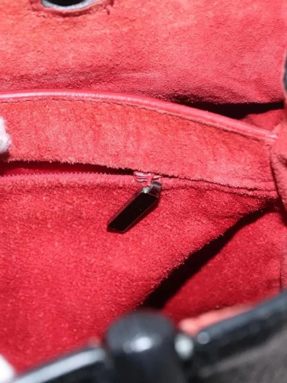 GUCCI Bamboo Tote Bag Leather Black 002 1059 Auth 160597 - Picture 11 of 16